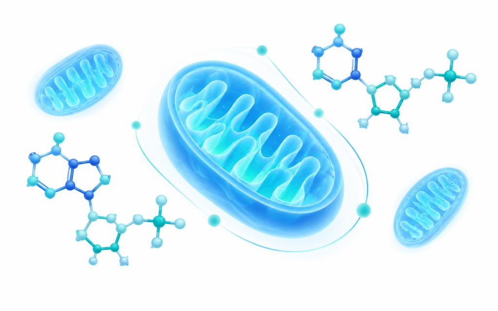 Mitochondria en molecuulstructuren: NAD+, NMN en NR in celonderzoek